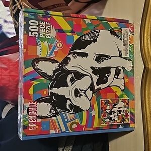 500 piece Frenchie puzzle sealed in package